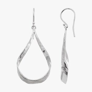 Silpada Hammered Ribbon Drop Earrings